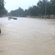 Walker and Savali Savali evacuating during Hurricane Harvey (Kirsten West Savali/The Root)